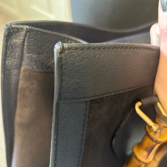 Black Gucci Diana with bamboo handles and unbranded crossbody - Picture 13 of 14